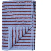 Scandi Living Drift handdoek 50x70 cm Blauw-rood