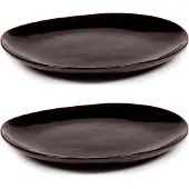 Serax La Mère bord M Ø20 cm 2-pack Dark brown