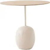 &tradition Lato LN9 bijzettafel Oak-Crema diva marble