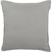 Boel & Jan Sabina kussenhoes 45x45 cm Lichtgrijs