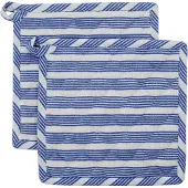 Nicolas Vahé Chef pannenlappen 2-pack Blauw