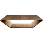 Swedese Brasilia salontafel walnoothout natuurlak, 100x100 cm