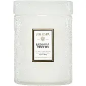 Voluspa Japonica geurkaars in glazen pot 50 uur Mokara Orchid