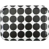 Opto Design Tallyho dienblad 36x28 cm Zwart-wit