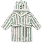 Liewood Lily badjas peppermint crème-de-la-crème streep 5-6 jaar