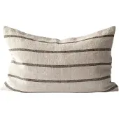 Tell Me More Melvin kussenhoes 40x60 cm Taupe stripe
