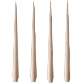 Ester & Erik kaars 4-pack gelakt ice latte, 32 cm