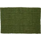 Dixie Jute deurmat dark green 60x90 cm
