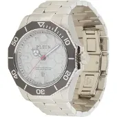 Philipp Plein Watches Analoog horloge chocoladebruin / zilver