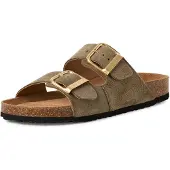 Tamaris leren muiltje 1-27543-42 7A2 damesschoenen M2753342 Olijf