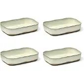 Serax - Merci La Nouvelle Table - Extra Diep Bord L - Wit - 4 stuks