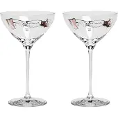 Kosta Boda You and me together champagnecoupes 32 cl 2-pack Clear / Multi