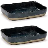 Serax - Merci La Nouvelle Table - Ovenschaal - Donkerblauw - 2 stuks