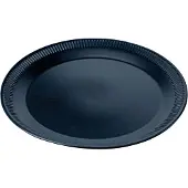 Knabstrup Keramik Knabstrup Bord 27 Cm Blauw - Dinerborden Steengoed Blue - K1133