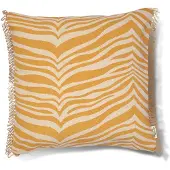 Classic collection Zebra kussen 50x50 cm Yellow