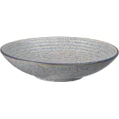 Denby Studio Grey geribbelde kom 25,5 cm Granite