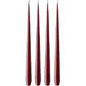 Ester & Erik kaars 4-pack mat Deep wine 44/2, 42 cm