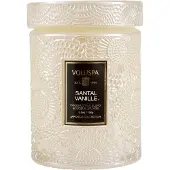 Voluspa Japonica geurkaars in glazen pot 50 uur Santal Vanille