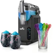 Bardi Slushmachine grijs met set cups Japanese Flower