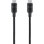 BlueBuilt Usb C naar Usb C Kabel 1,5m Nylon Zwart