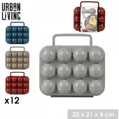 Urban Living Eierdoos doos voor eieren voor 12 stuks