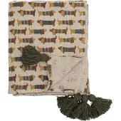 Bloomingville Plaid Charlie - - Bruin-130 x 160 cm