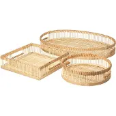 Broste Copenhagen Taro dienbladen set van 3 stuks - 14600310