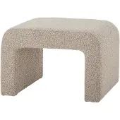 Bloomingville Bobbie poef 70x40x45 cm Natuur