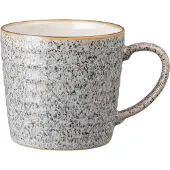 Denby Studio Grey geribbelde mok 40 cl Granite
