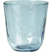 Broste Copenhagen Hammered drinkglas 33,5 cl Blauw