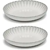 Serax - Sergio Herman - Inku Bord D21 cm - White - Set van 2