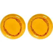 Serax Ottolenghi Feast bord S Ø19 cm 2-pack Yellow stripes-red