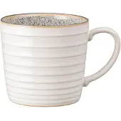 Denby Studio Grey geribbelde mok 40 cl Quartz