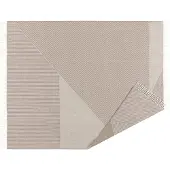 NJRD Stripes wollen plaid 130x185 cm Beige
