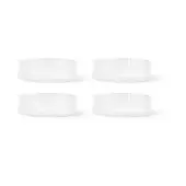 Ferm Living Kom Ripple Frosted 12 cm (Set van 4)