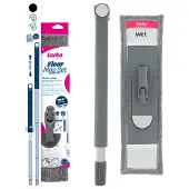 Multi Click vloerwisser (46 cm) met ergonomische steel (135 cm)