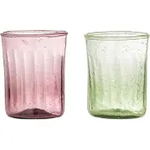 Bloomingville Sunil drinkglas 2-pack Groen