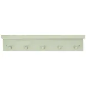 Scandi Living Alley knopplist met plank Groen