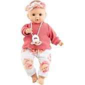 Paola Reina Sonia Clothes Headband And Pacifier Baby Doll 36 Cm Roze Kinderen