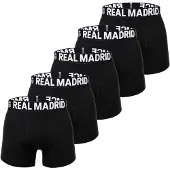 Real Madrid Boxershorts zwart / wit