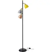 Superliving Urban Triple vloerlamp Black-Multi
