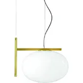 OLUCE Alba 466 hanglamp opaal, messing