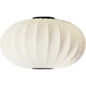 Made By Hand Knit-Wit 76 Oval wand- en plafondlamp Pearl white