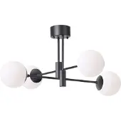 Scandi Living Solar plafondlamp zwart 73 cm Matwit