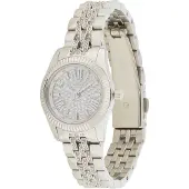 Michael Kors Analoog horloge 'LEXINGTON' zilver / transparant