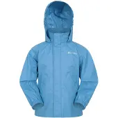 Mountain Warehouse Pakka II Waterdichte Jas voor Kinderen/Kinderen (Blauw)