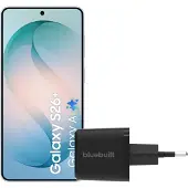 Samsung Galaxy S26 Plus 512GB Lichtblauw 5G + BlueBuilt Oplader 45 Watt Zwart