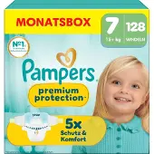 Pampers Premium Protection Luiers Maat 7 – Maandbox 128 Luiers