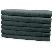 Eleganzzz Badstof Badlaken 100% Katoen 70x140cm - olive green - Set van 6