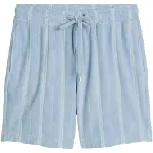 Marc O'Polo Pyjamabroek ' Terry Towel ' lichtblauw / wolwit